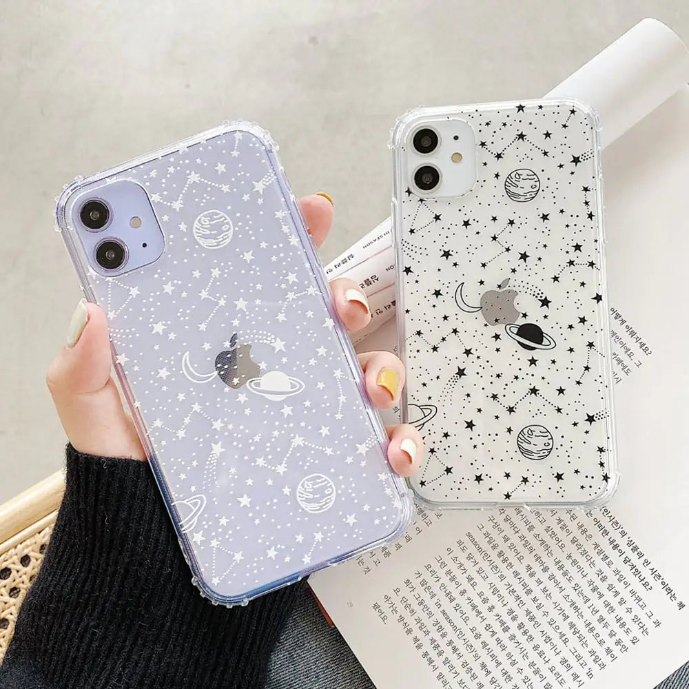Line Universe Planet Phone Case