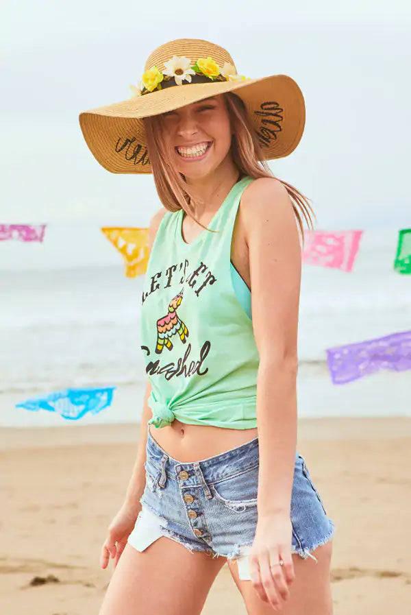 My Final Fiesta | Let's Get Smashed - Mexico Theme Muscle Tanks